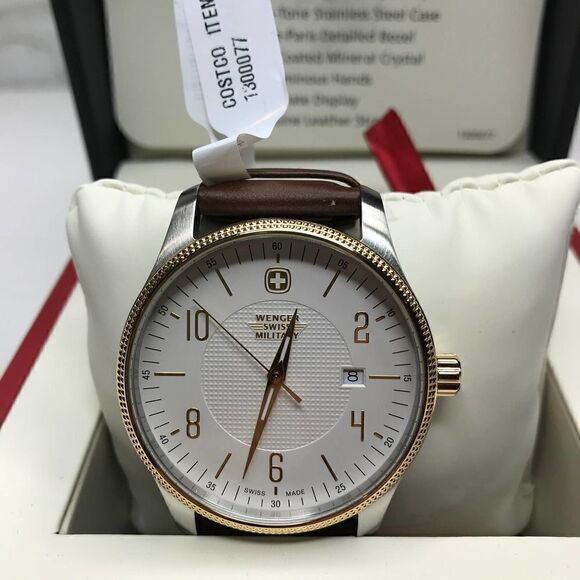 Wenger Terragraph Two Tone Watch NWT - Picture 1 of 9